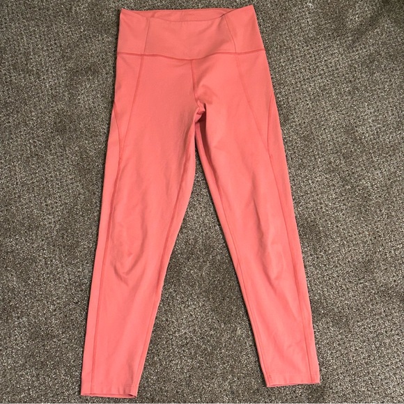 Girlfriend collective coral Compressive High-Rise Leggings size small - Picture 5 of 5